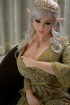 Silver Hair Big Tits Elf Sex Doll 165cm Janice Aibei Doll