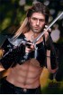 176cm Strong Samurai Male Sex Doll Silicone Brovin Irontech Doll