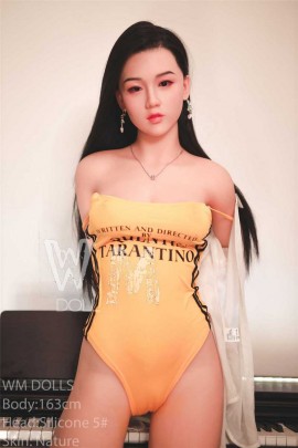 163cm C Cup Chinese Sex Doll Silicone Head Mile WM Doll